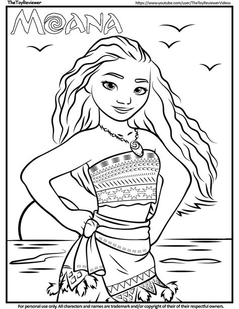 Free Printable Moana Coloring Pages